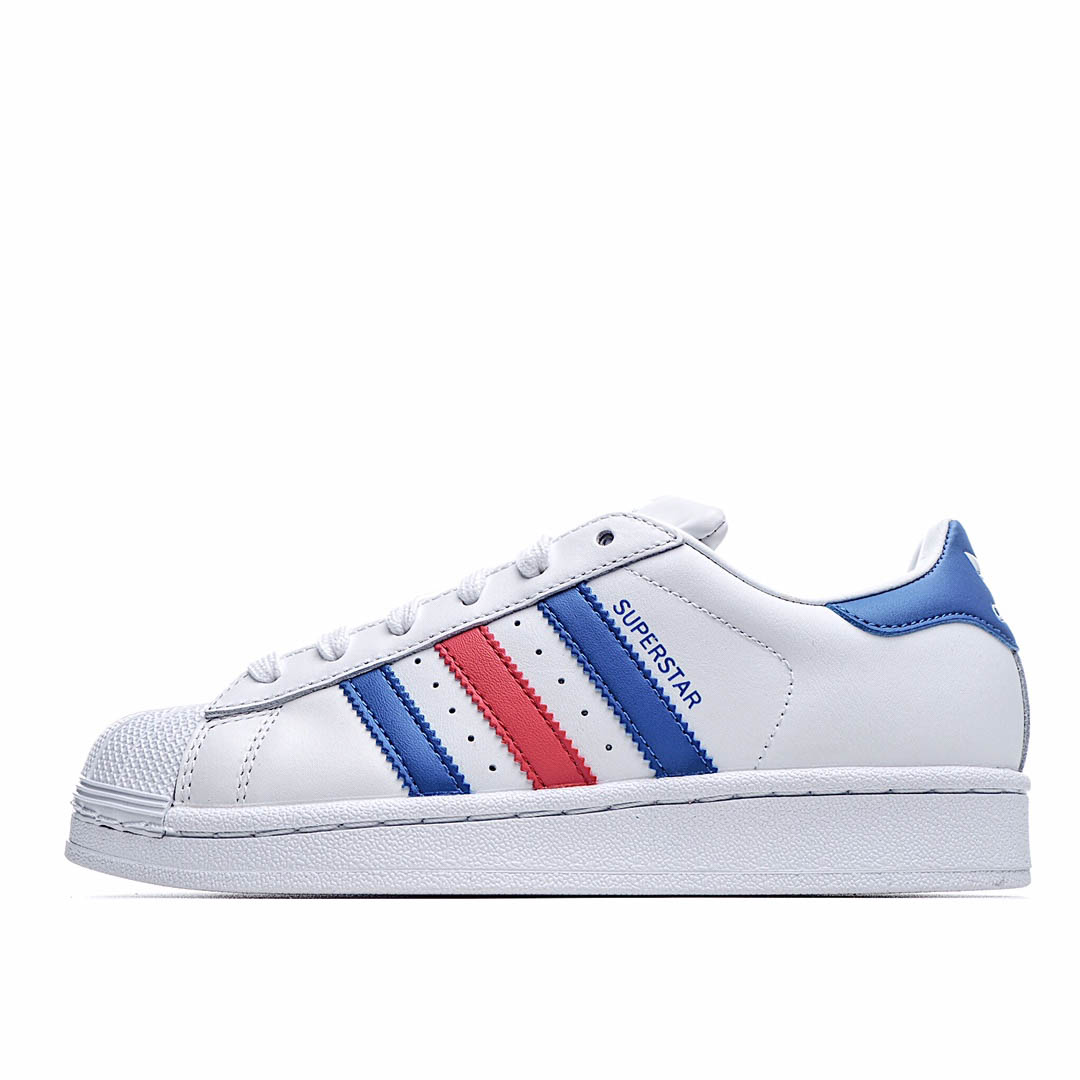 Adidas Superstar 'White Blue Red'