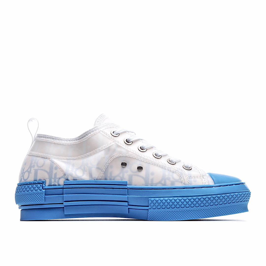 Dior B23 Oblique Slip-on Low Top Sneakers Sheer Print Sneakers