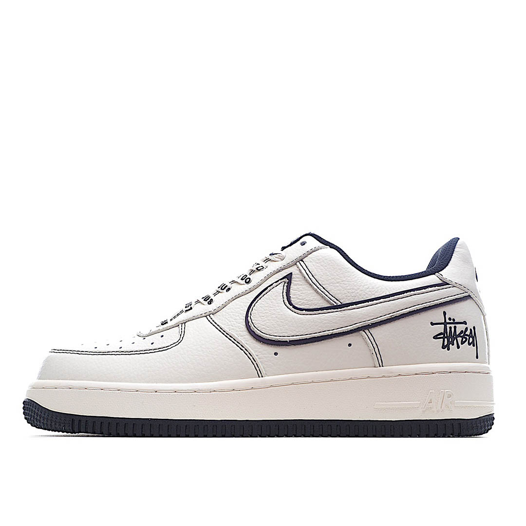 Stussy x Nike Air Force 1 Low Low-Top Sneakers