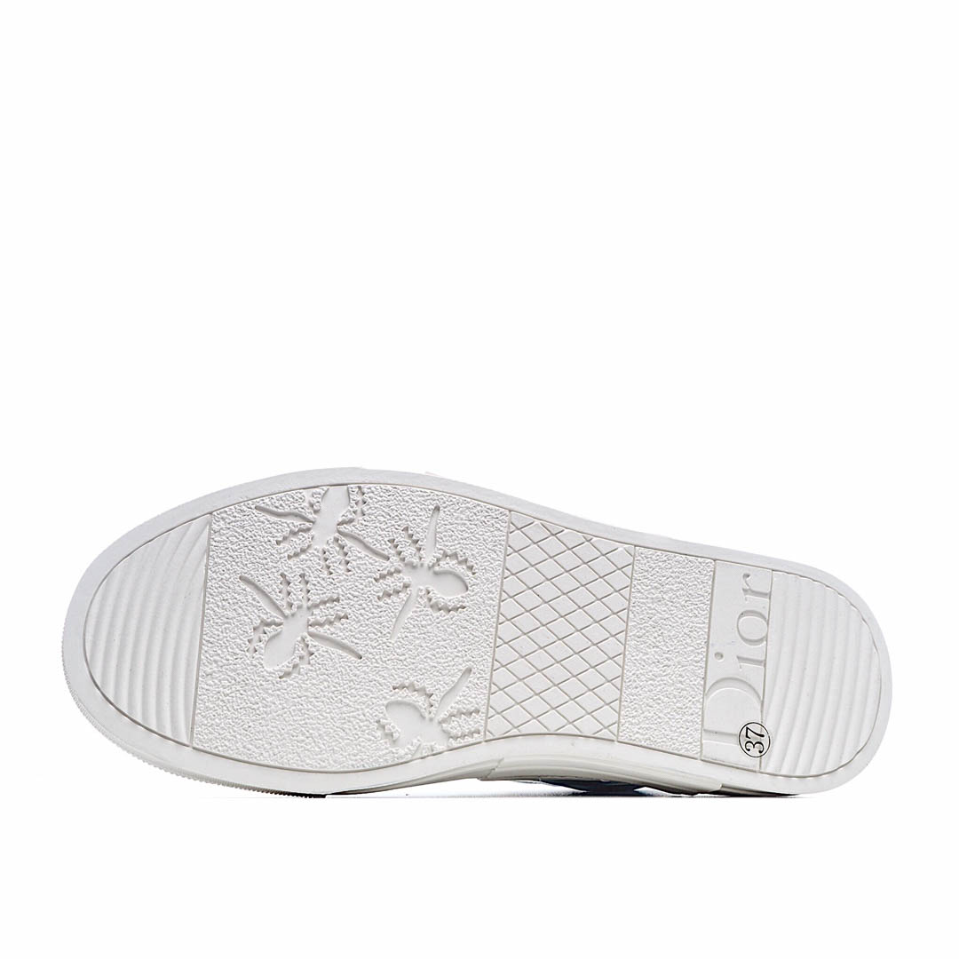 Dior B23 Oblique Slip-on Low Top Sneakers Sheer Print Sneakers