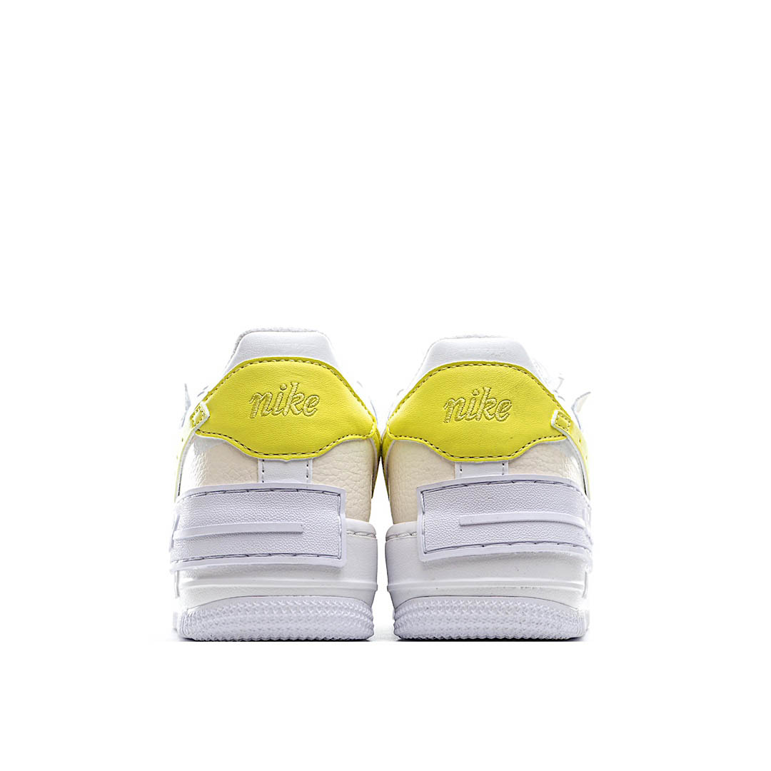 Nike Air Force 1 Shadow Have A Nike Day   米 白 黄