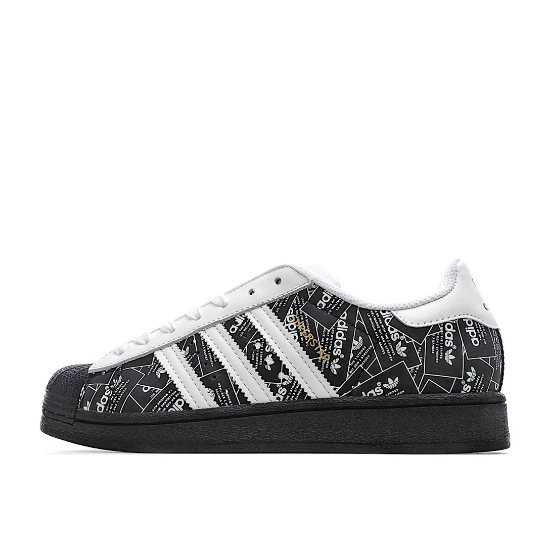 Adidas Superstar 'All Over Print - Black'
