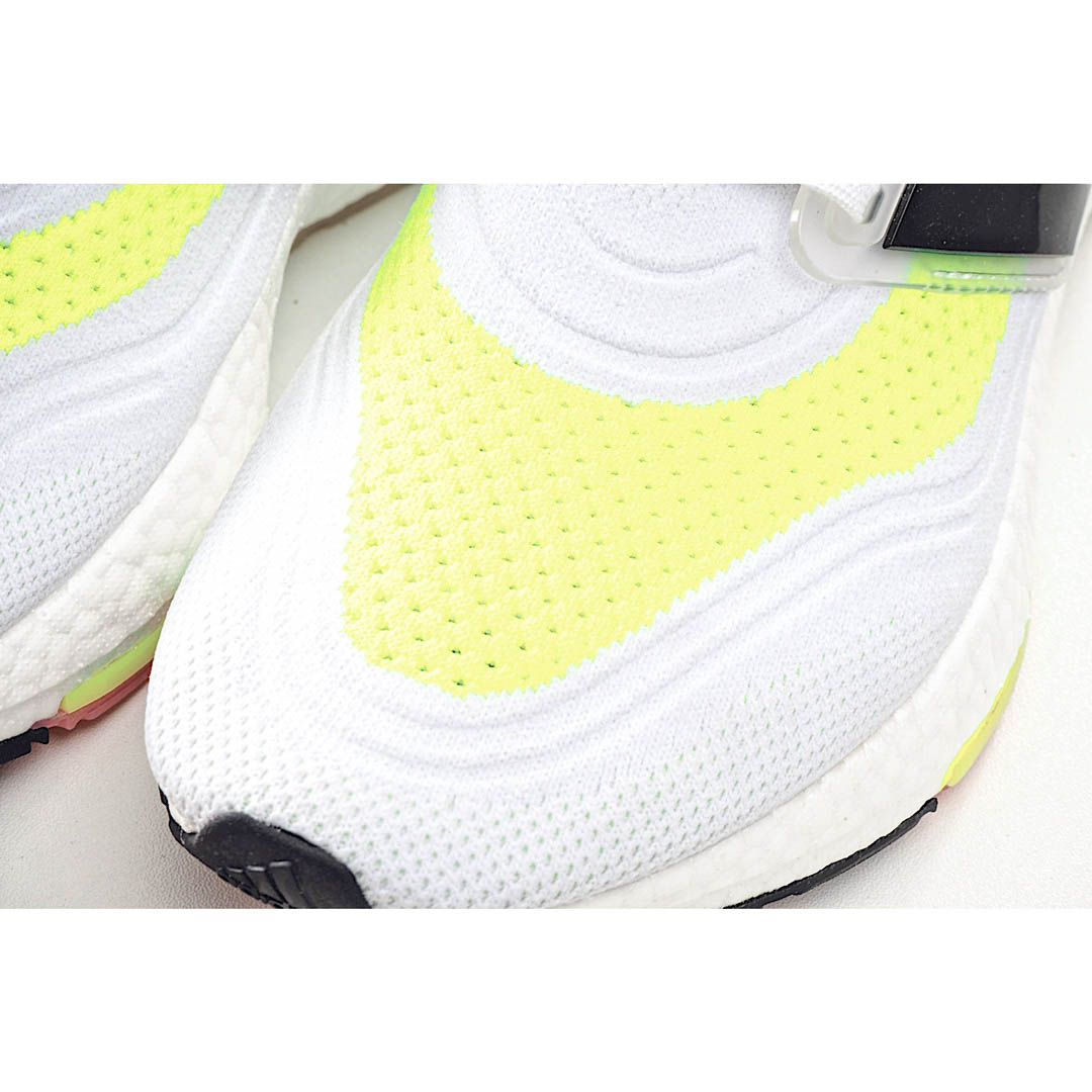 Adidas UltraBoost 21 'White Solar Yellow'