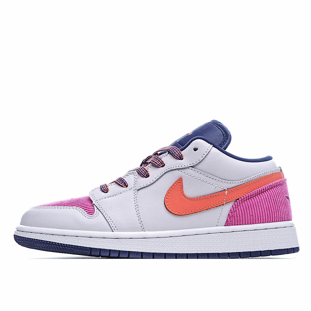 Air Jordan 1 Low GS 'Fire Pink Hyper Crimson'