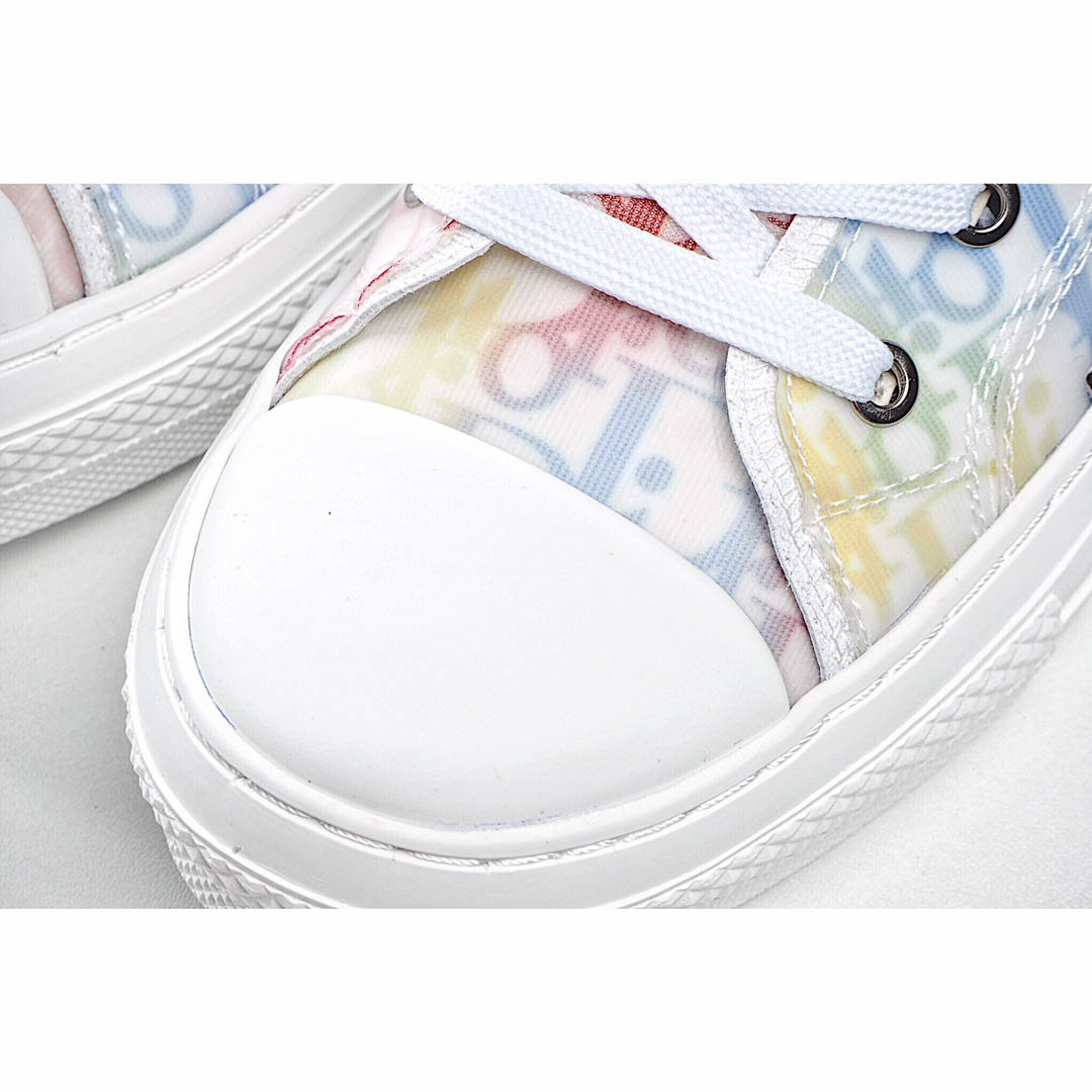 Dior B23 Oblique Slip-on Low Top Sneakers Sheer Print Sneakers