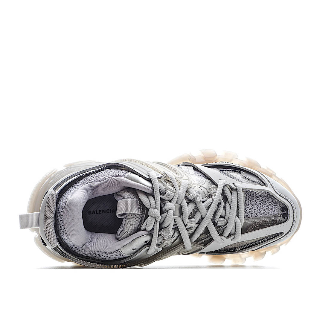 Balenciaga Sneaker Tess s.Gomma MAILLE WHITE/ORANGE