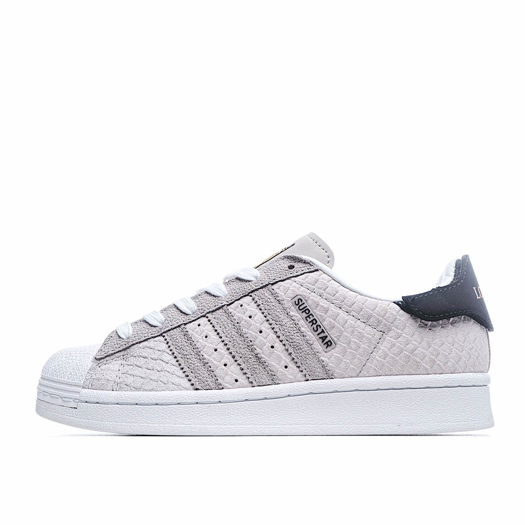 AdidasSuperstar 'Snakeskin - Chalk White'