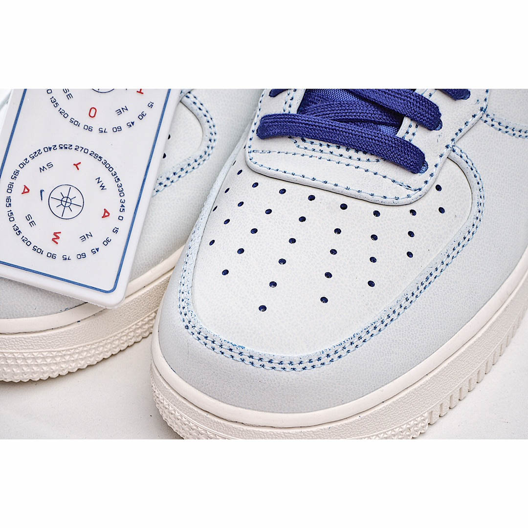 NIKE AIR FORCE 1 LOW PREMIUM Brush Off Leather 白蓝