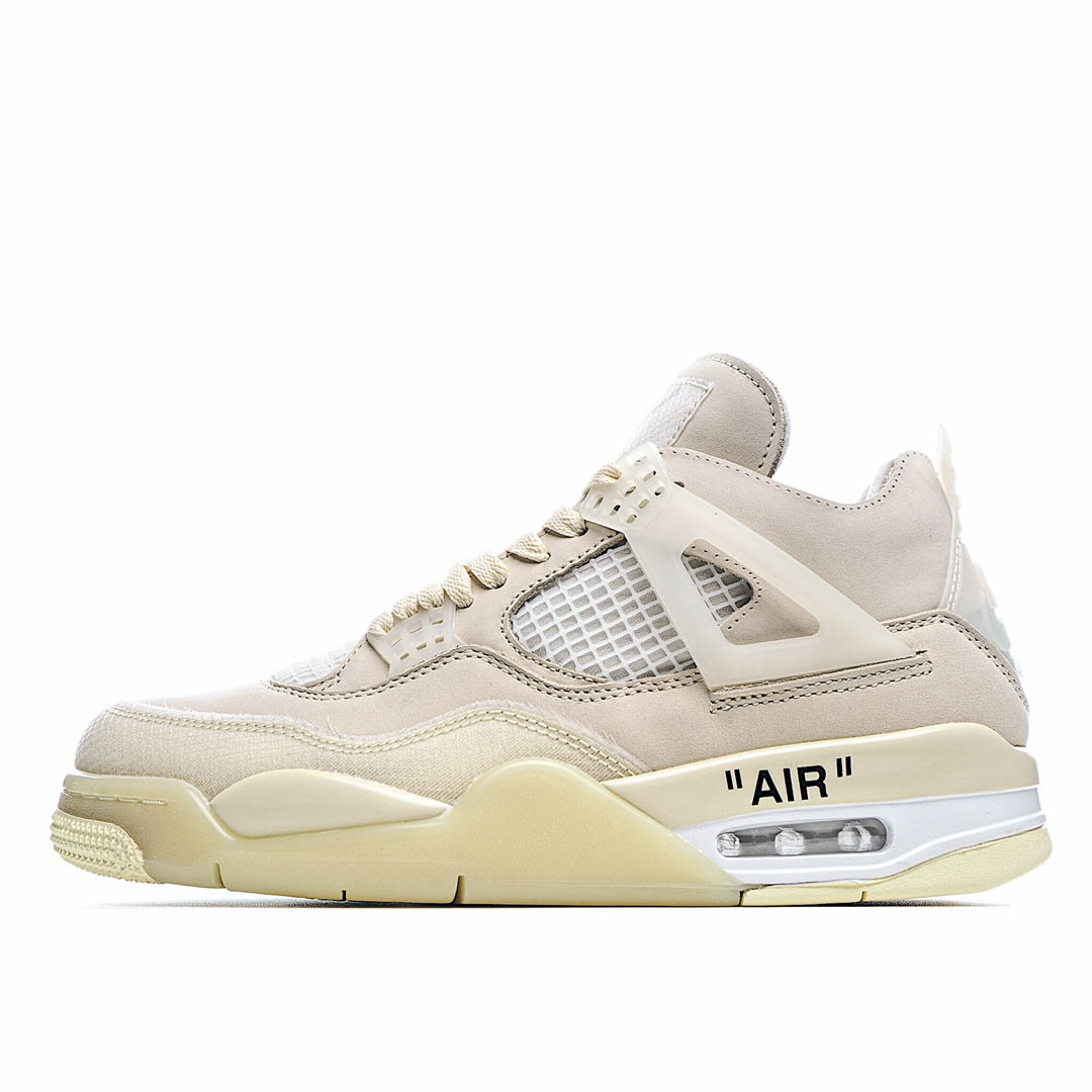 Off-White x Wmns Air Jordan 4 SP 'Sail'