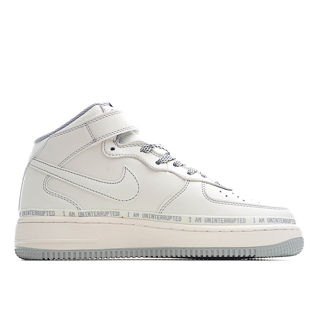 Uninterrupted Nike Air Force 1 Mid-Top Sneakers