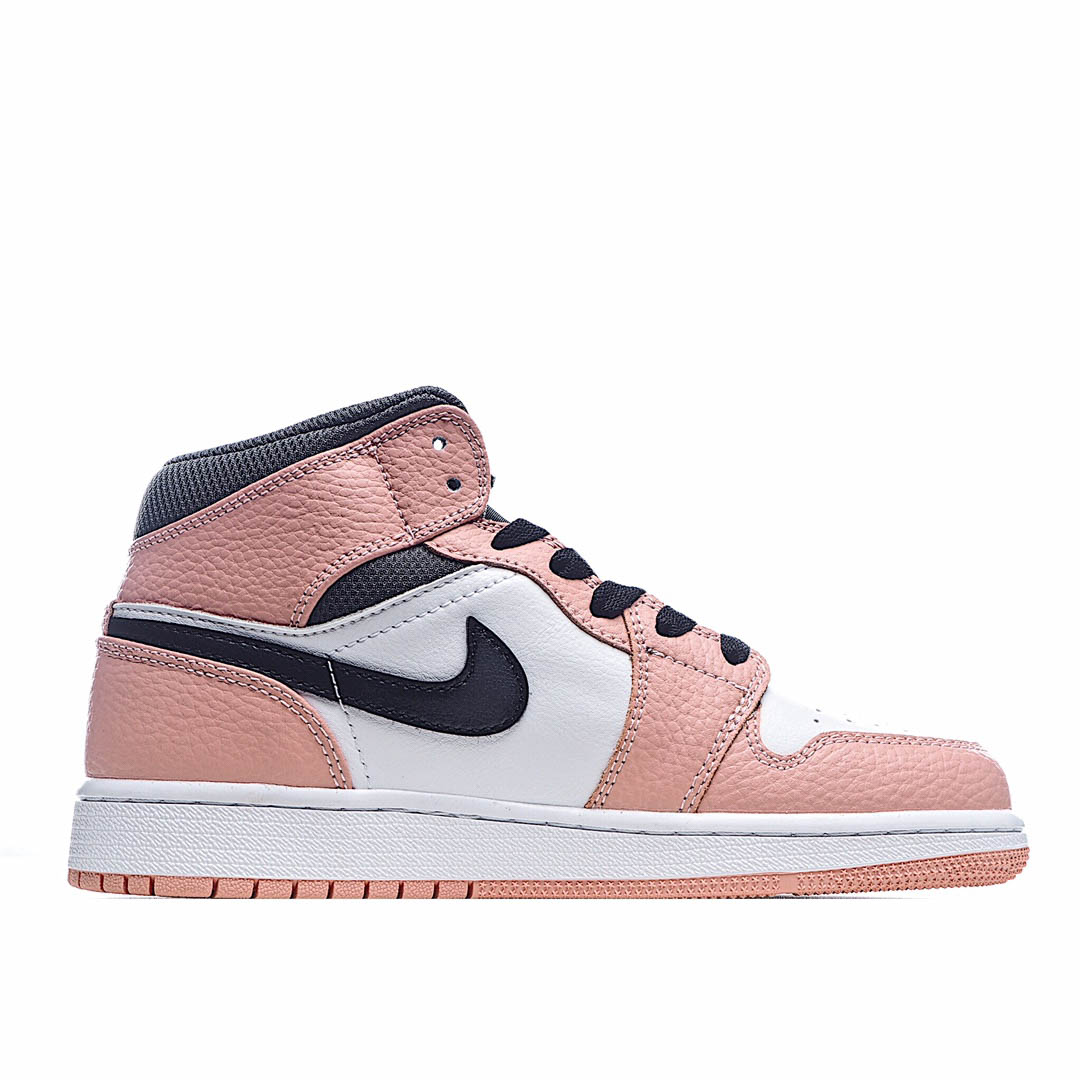Air Jordan 1 Mid GS 'Pink Quartz'