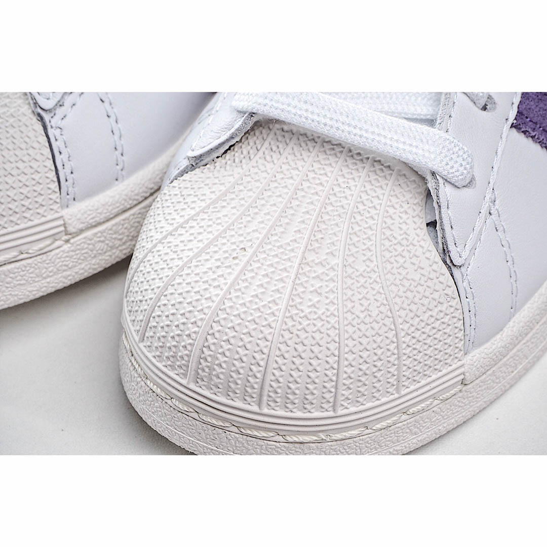 Adidas Superstar 'White Tech Purple'