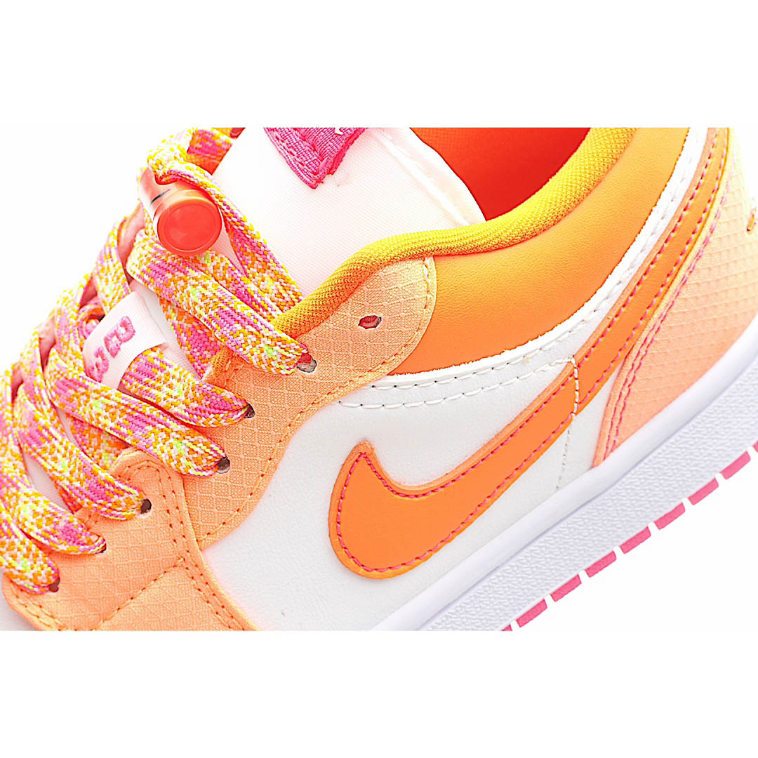 Air Jordan 1 Low Utility GS 'Hyper Crimson'