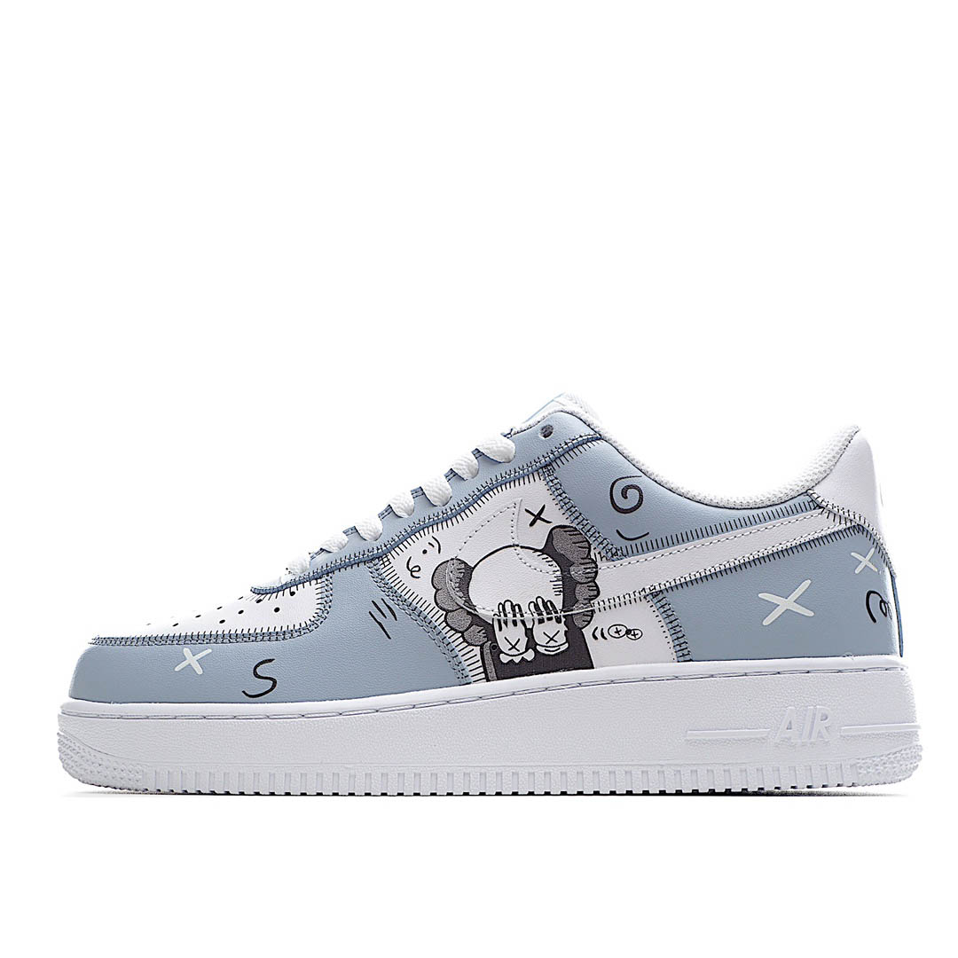 KAWS x Nike Air Force 1 Low Low-Top Sneakers