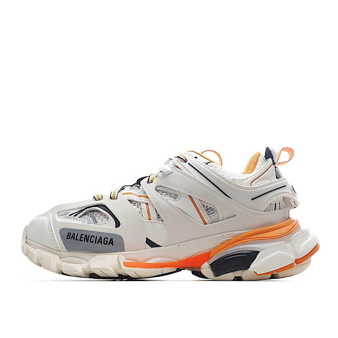 Balenciaga Sneaker Tess s.Gomma MAILLE WHITE/ORANGE