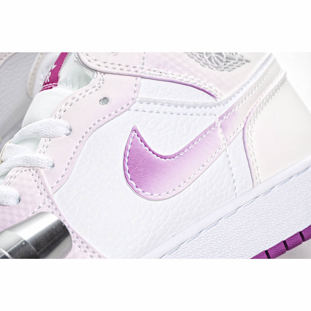 Air Jordan 1 Mid GG AJ1 Joe 1 Colorful Pink Chameleon Ultraviolet Temperature Change 555112-ID