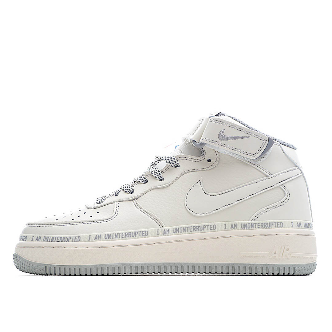 Uninterrupted Nike Air Force 1 Mid-Top Sneakers