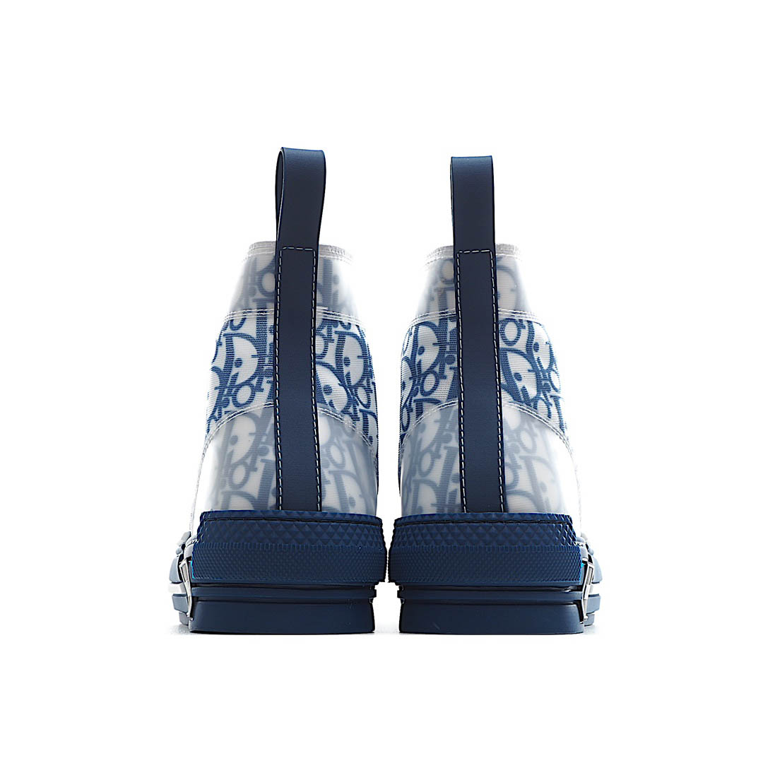 Dior B23 Oblique Slip-on Low Top Sneakers Sheer Print Sneakers