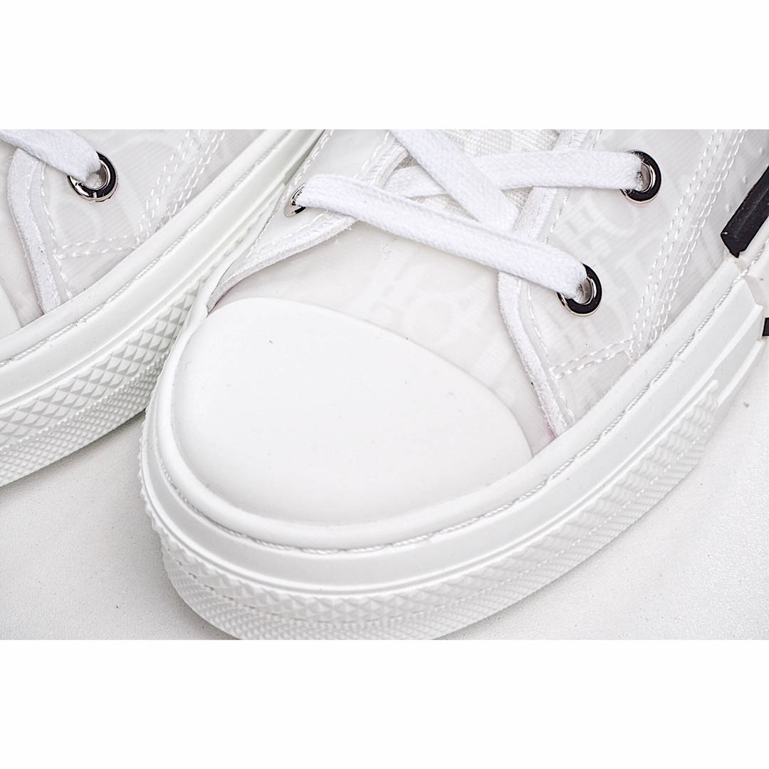 Dior B23 Oblique Slip-on Low Top Sneakers Sheer Print Sneakers