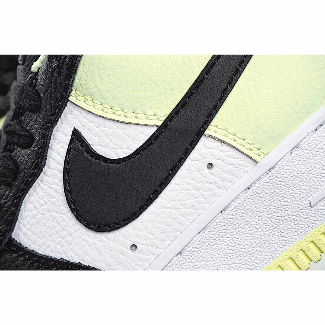 Nike AIR FORCE 1 LOW SURFACES IN “BARELY VOLT” 黑绿