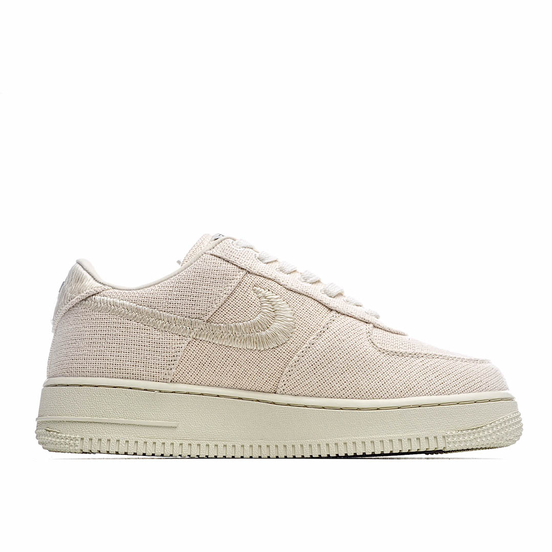 Stussy x Nike Air Force 1 Low Low Top Beige