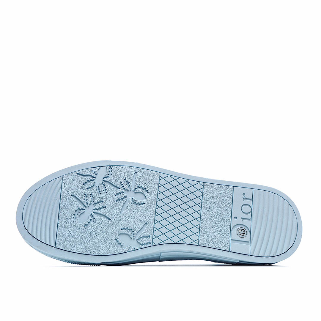 Dior B23 Oblique Slip-on Low Top Sneakers Sheer Print Sneakers