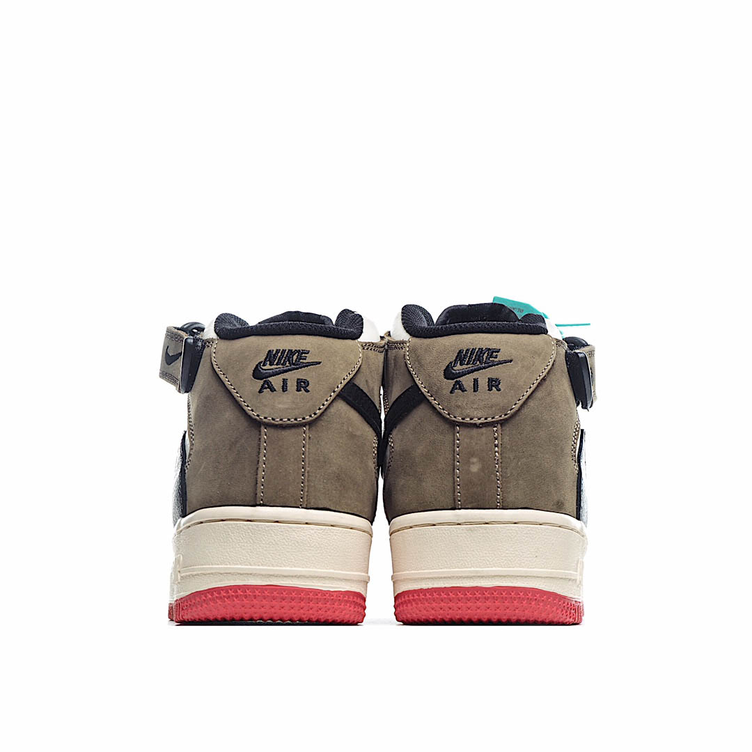Nike Air Force 1 Mid Brown Sneakers