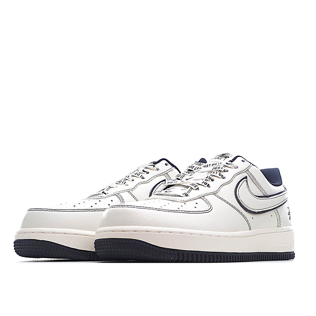 Stussy x Nike Air Force 1 Low Low-Top Sneakers