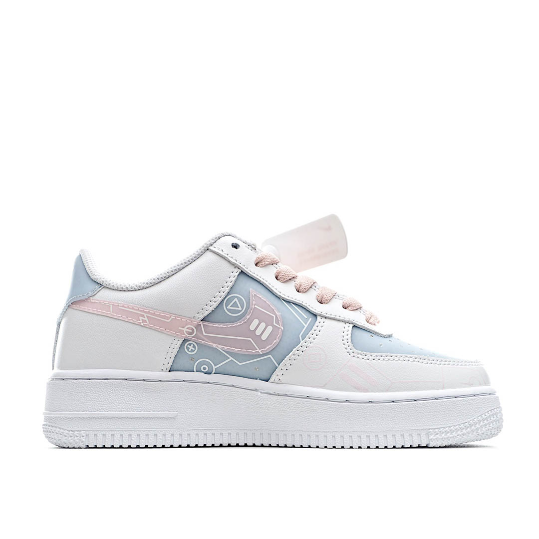 Nike Air Force 1 Low'07 White Blue Pink