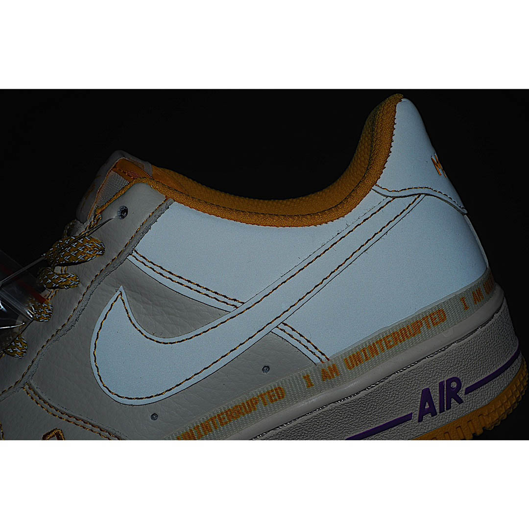 Uninterrupted Nike Air Force 1 Beige Sneakers