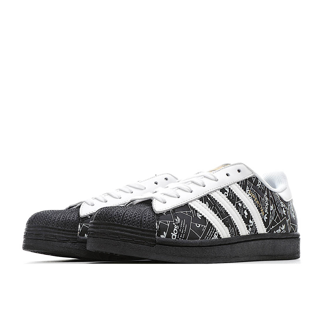 Adidas Superstar 'All Over Print - Black'