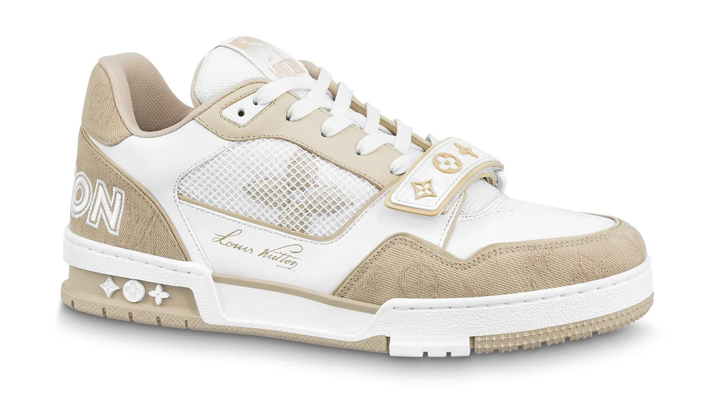 LOUIS VUITTON TRAINER MONOGRAM BEIGE