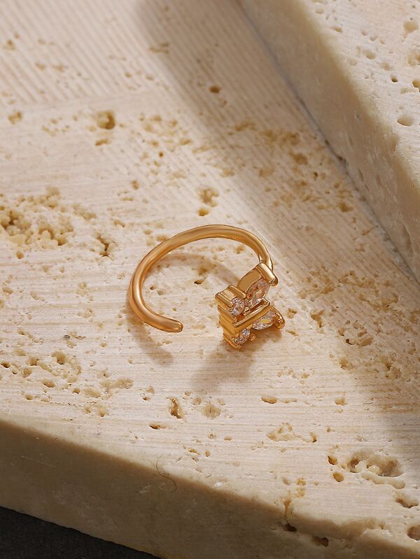 Zircon Butterfly Decor Nose Ring