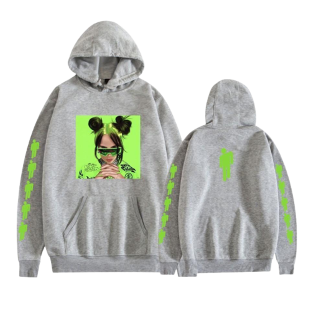 Billie Eilish Hoodie Pullover Oversized Hoodie