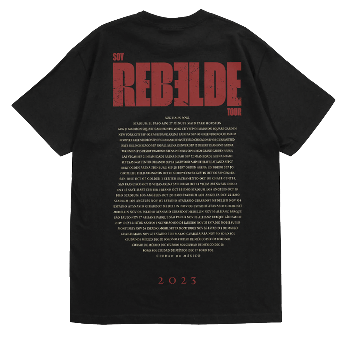 RBD Soy Rebelde Group Photo T-Shirt - Black