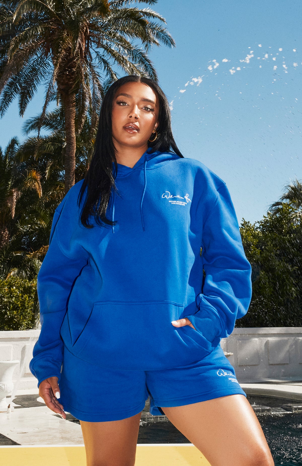 Set The Standard Hoodie Electric Blue