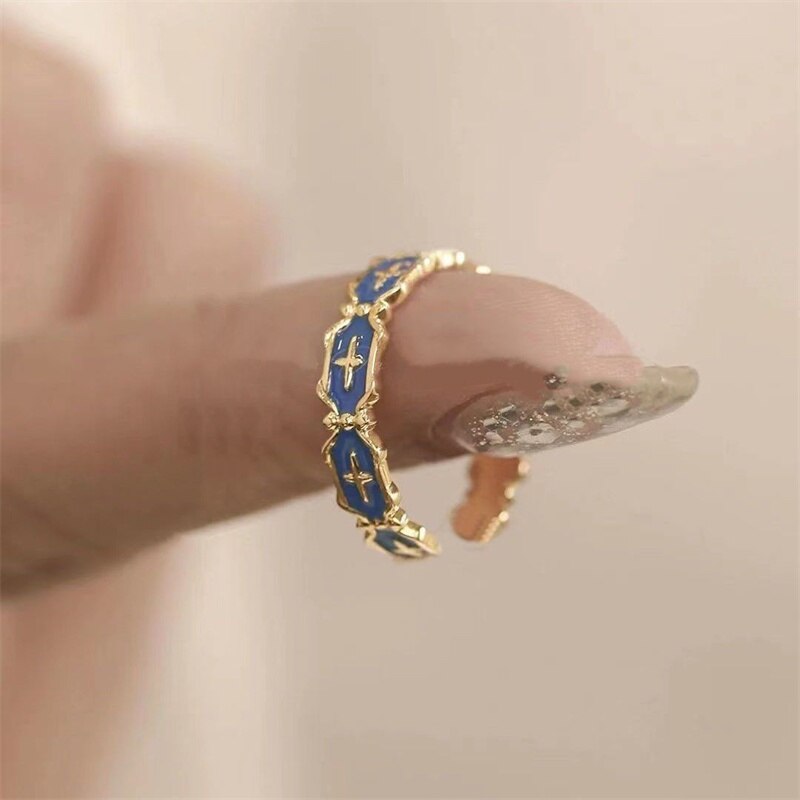 Fashion Enamel Multicolor Ring
