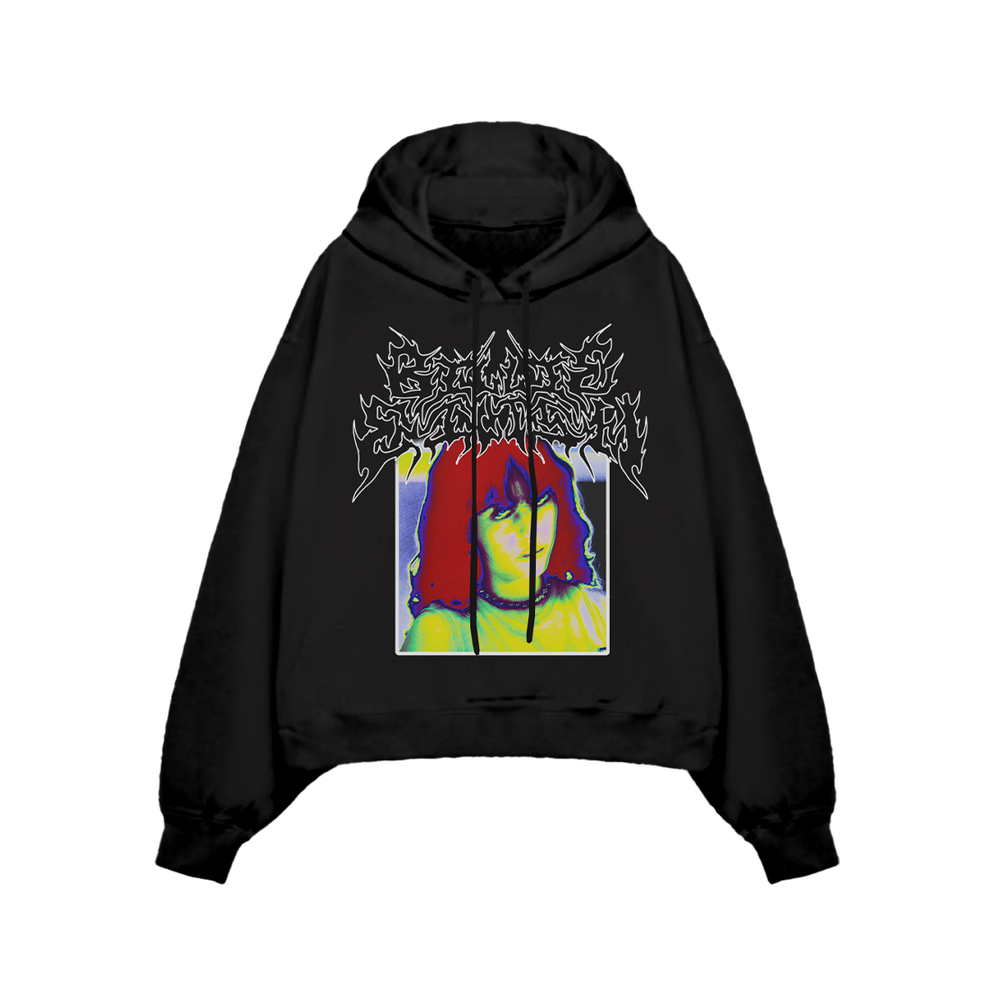 Billie Eilish Thermal Portrait Hoodie