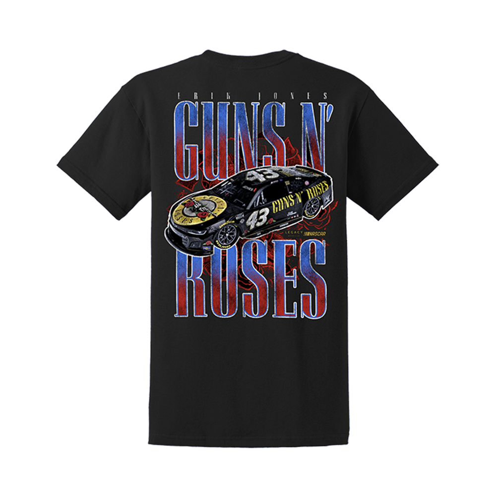 Guns N' Roses  x Legacy Motor Club Erik Jones #43 T-Shirt