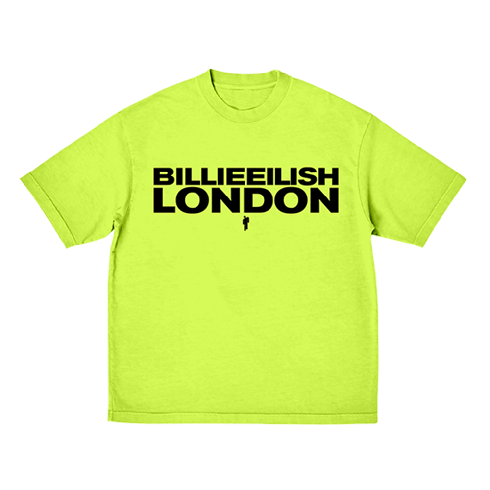 Billie Eilish Electric Ballroom Neon Yellow T-Shirt