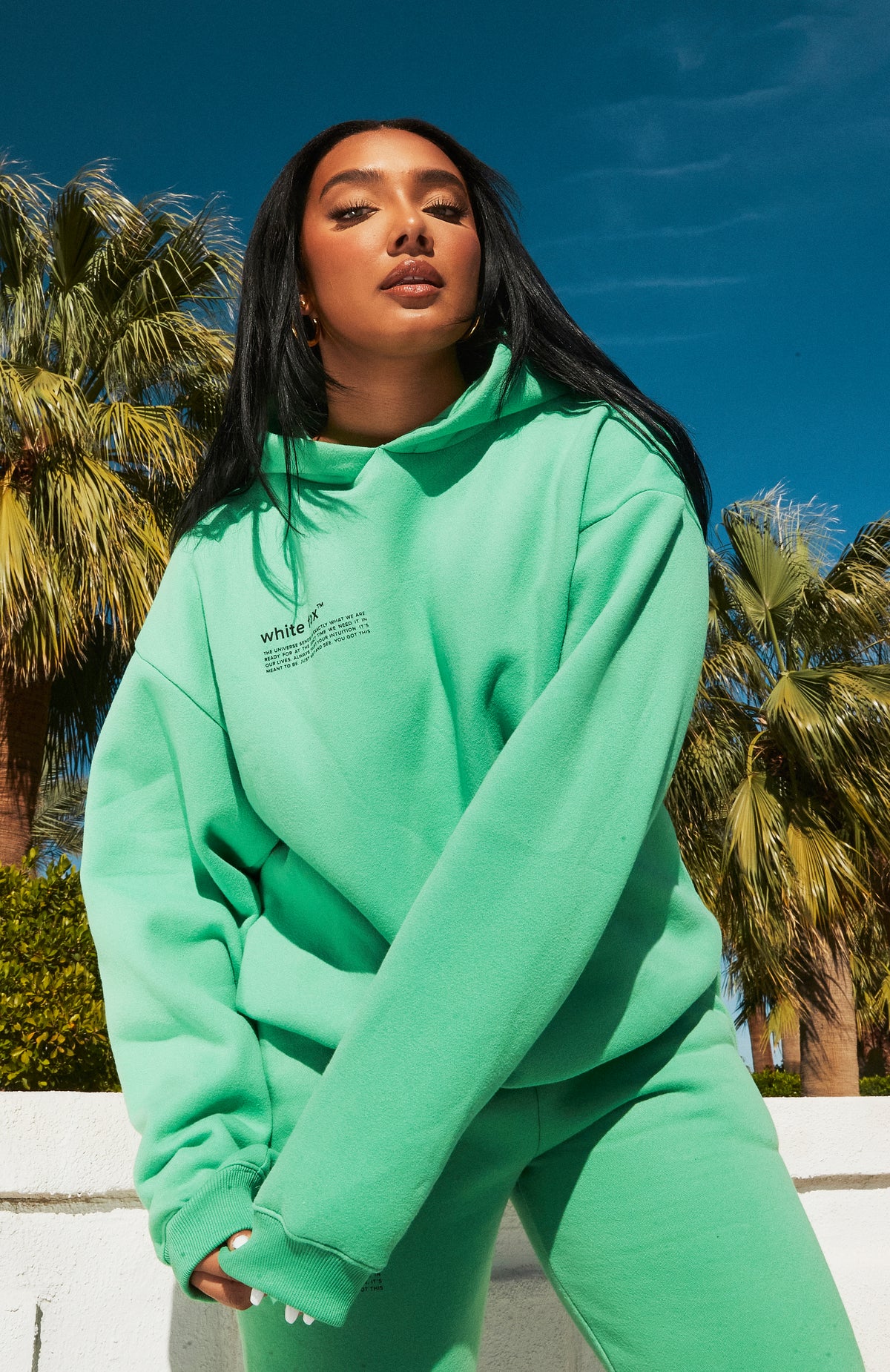 She's A Baddie Hoodie Jolly Green