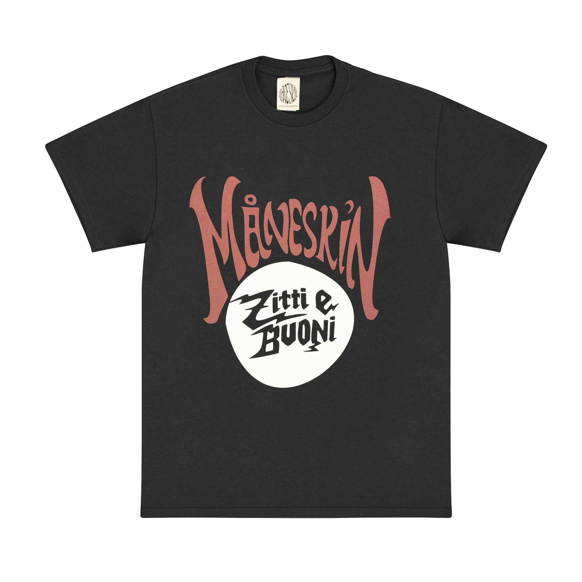 Mneskin  Zitti e Buoni Black T-Shirt