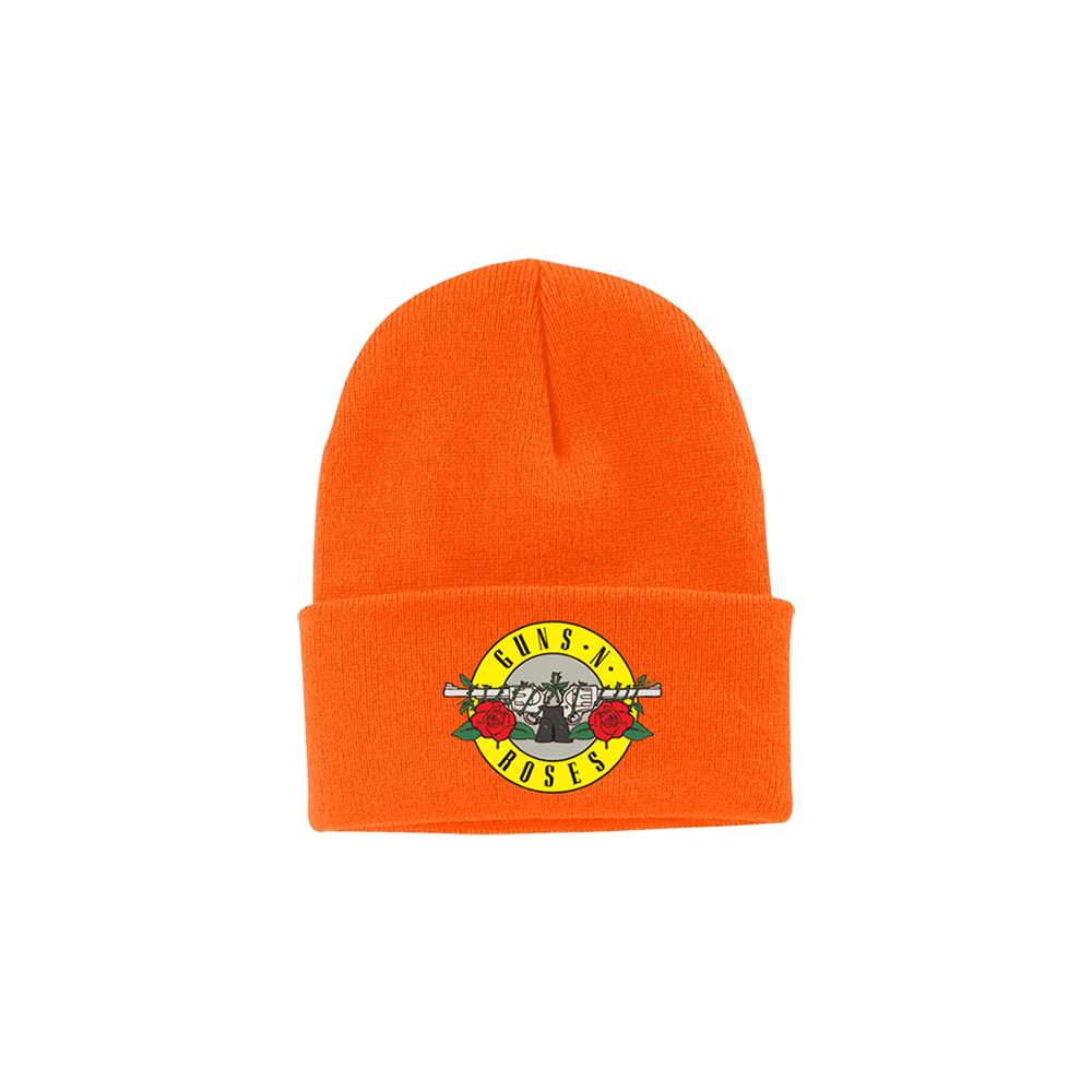 Guns N' Roses Orange Bullet Beanie