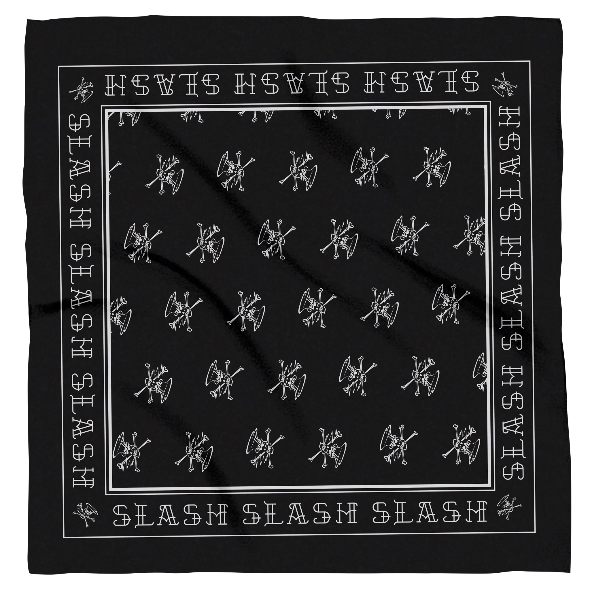 Slash Tattoo Black Bandana