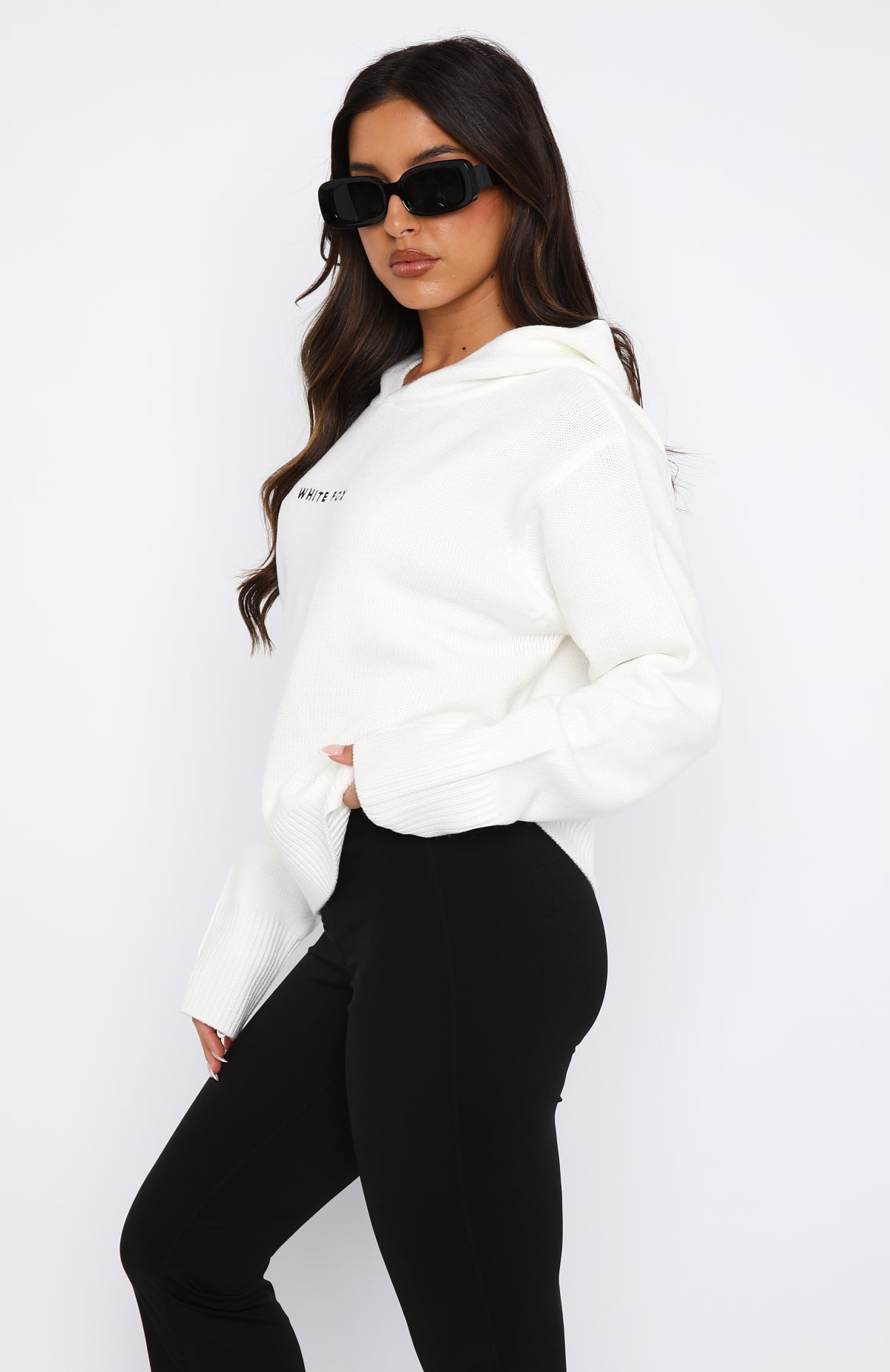 It's Cool Knit Hoodie White