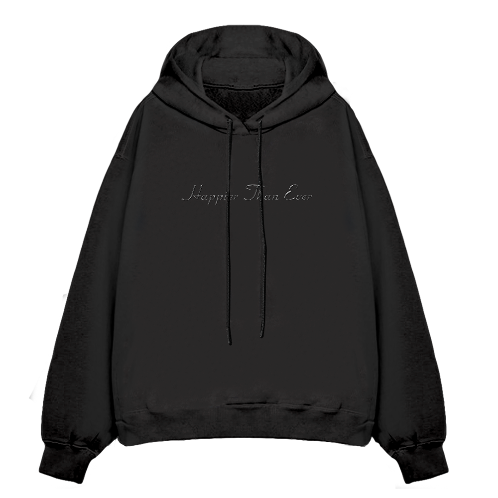 Billie Eilish Black Happier Than Ever Hoodie