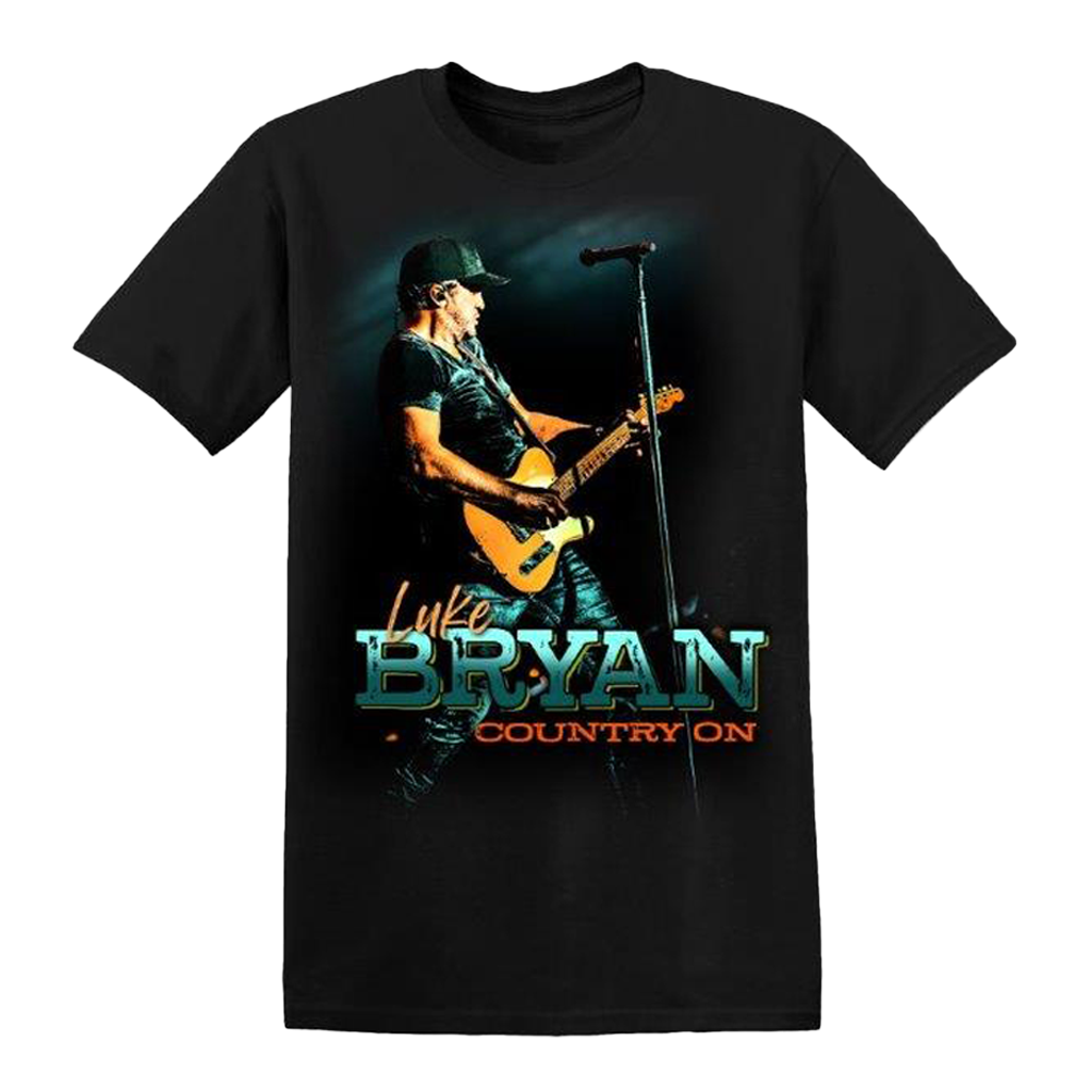 Luke Bryan Country On Tour Black T-Shirt