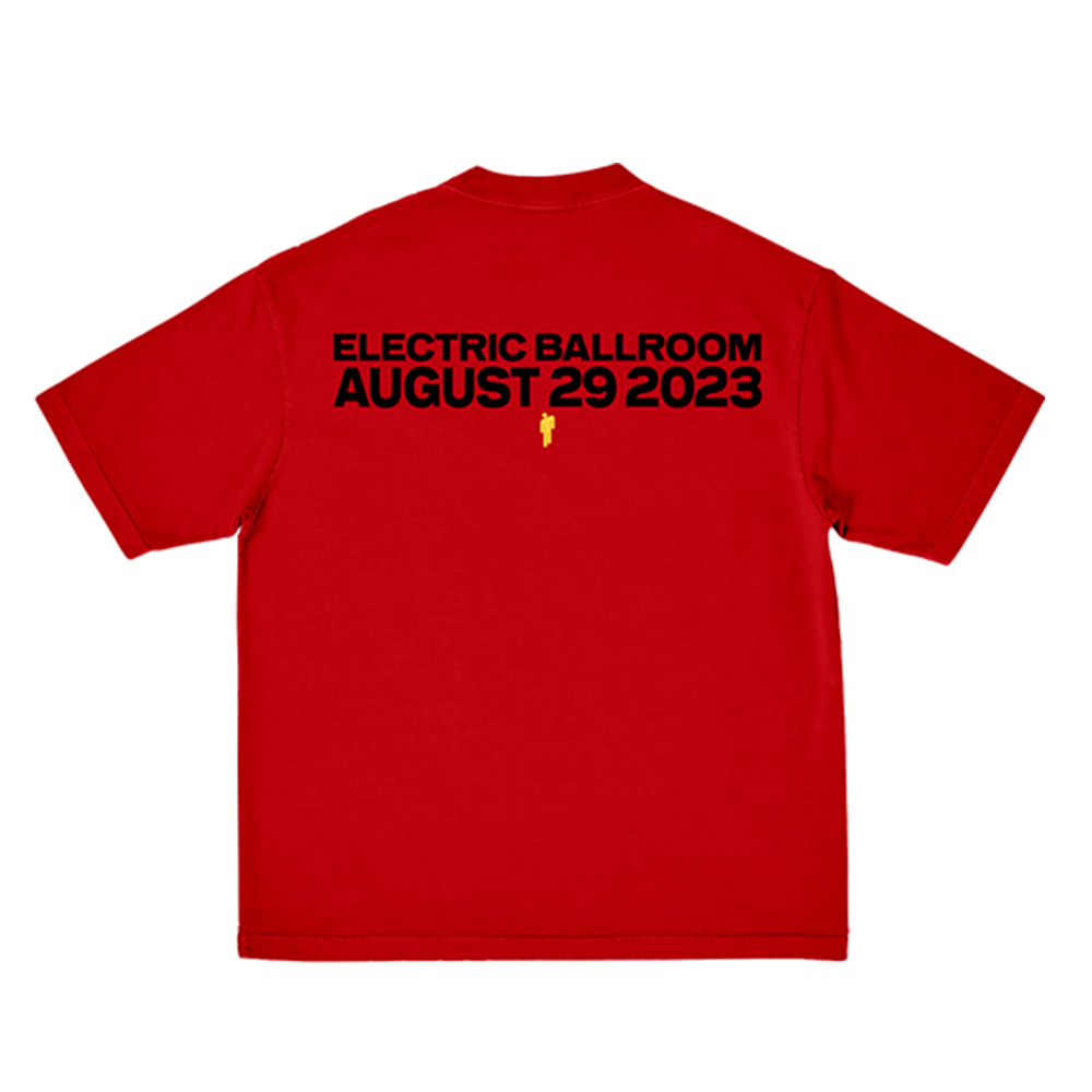 Billie Eilish Electric Ballroom Red T-Shirt