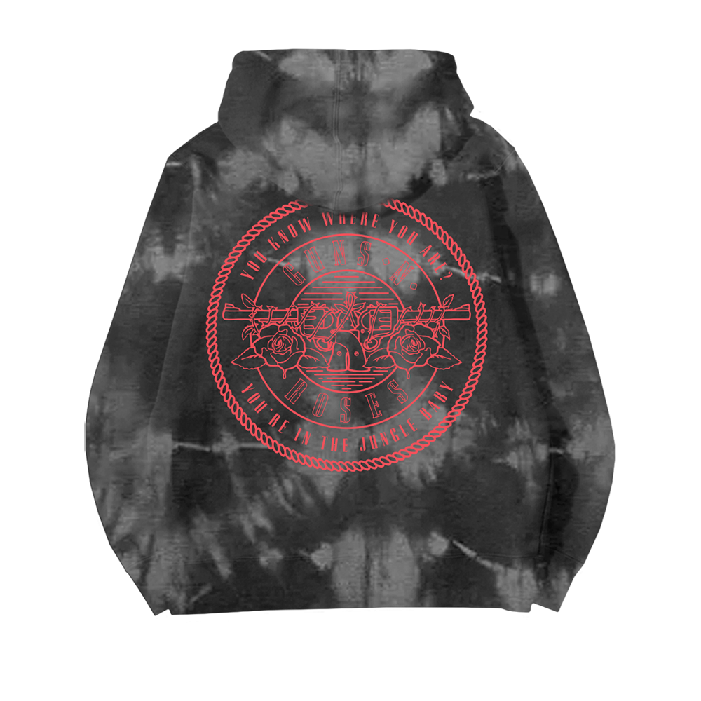 Guns N' Roses Tie Dye Hoodie