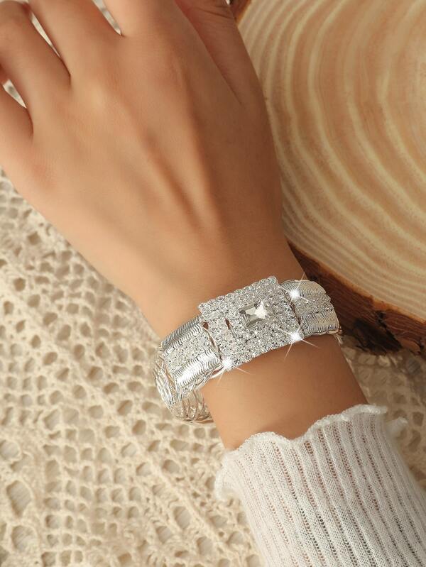 Rhinestone Decor Bracelet
